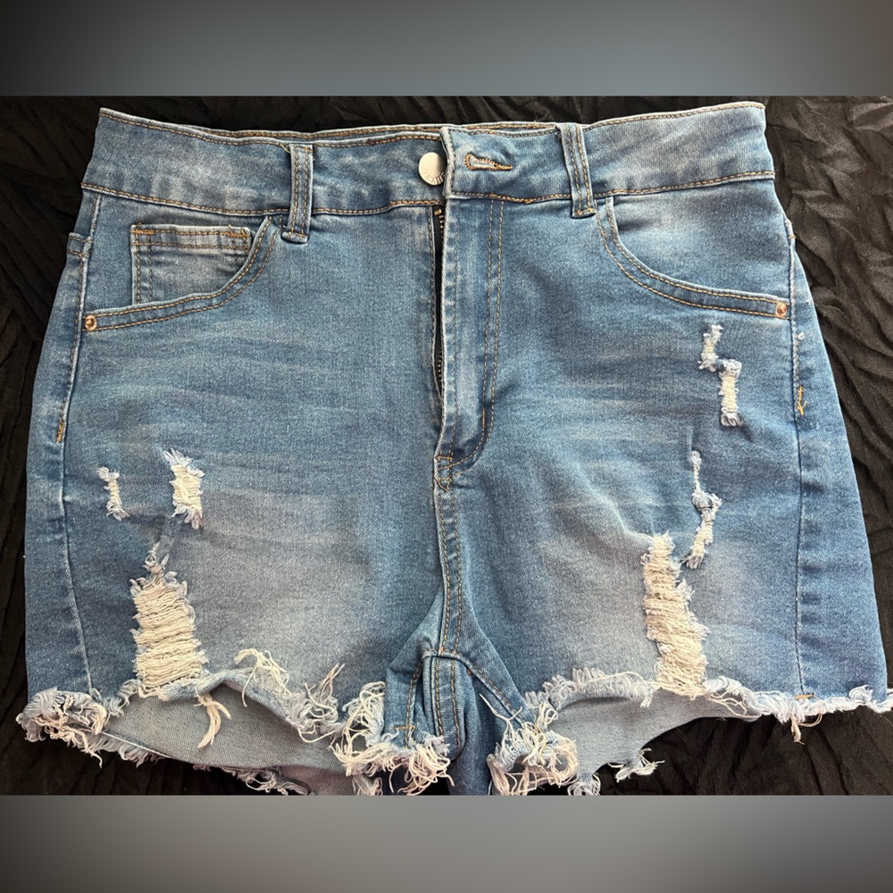 Denim shorts